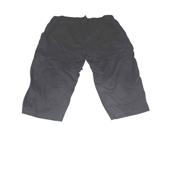 Lane Bryant Black Cropped Pants 22/24 Cotton Spandex Womens Plus Size - Picture 3 of 8